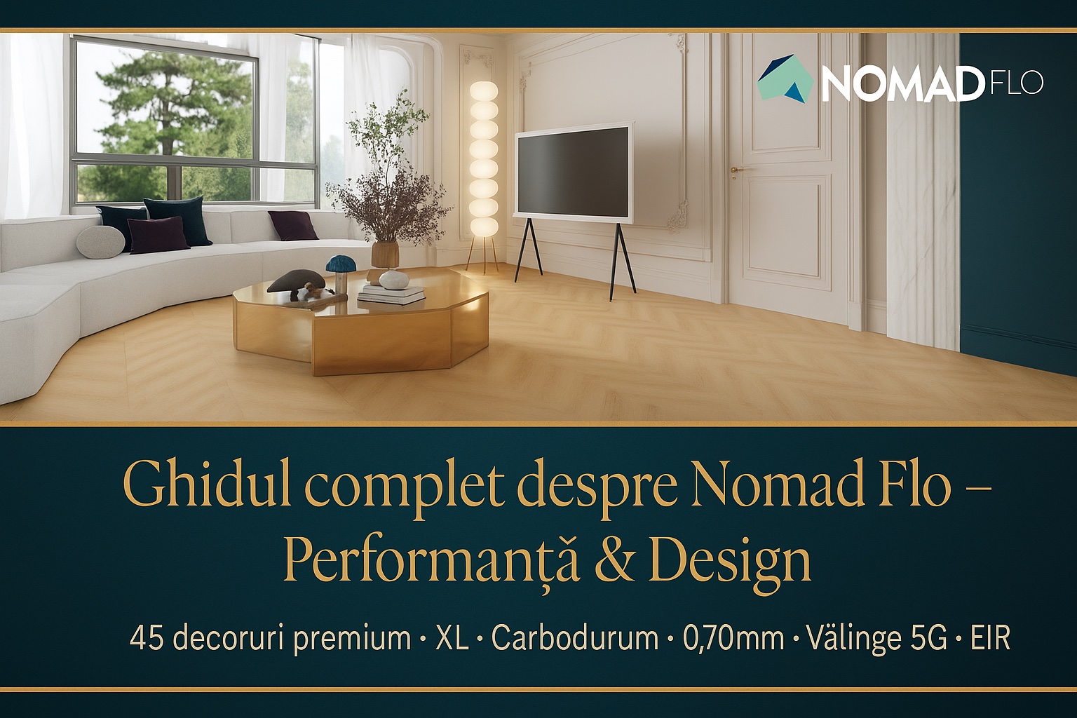 Nomad Flo – Un brand de referinta in pardoselile SPC din Romania. Tehnologie avansata, traditie si calitate premium